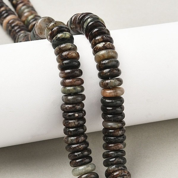 Natural Biotite Beads Strands, Disc, 10-10.5x3.5-4mm, Hole: 1.2mm, about 100pcs/strand, 14.96''(38cm)