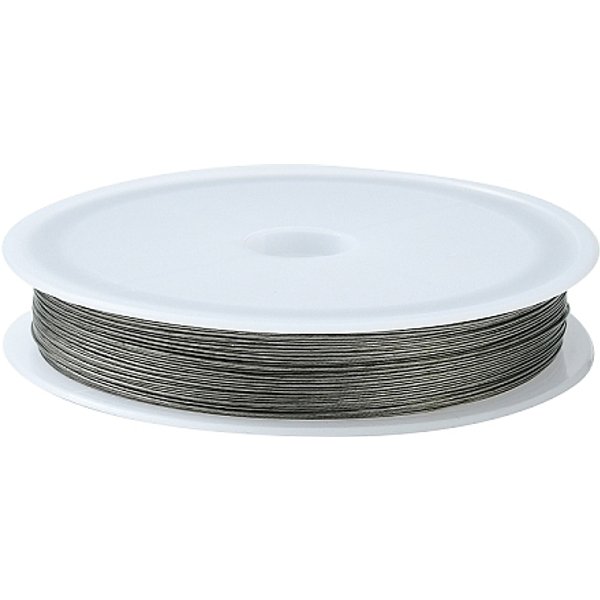 Tiger Tail Wire, Nylon-Coated Stainless Steel, Original Color, Raw, 0.38Mm, 70M/Roll-image