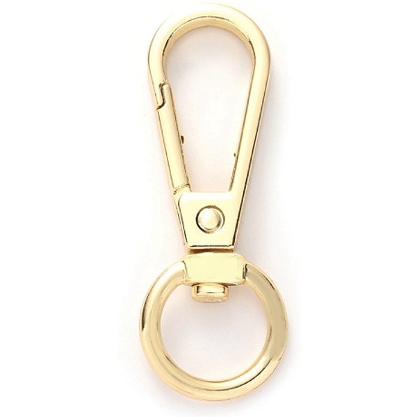 Alloy Swivel Snap Clasps, for Bag Making, Golden, 39x13mm