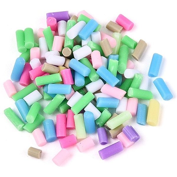 Accesorios De DecoracióN Arte De UñAs Del Clavo De La Arcilla Del PolíMero Hecho A Mano, Columna, Color Mezclado, 1-12X0.5-2.5Mm, Aproximamente 100000 Unidades / 1000 G-image