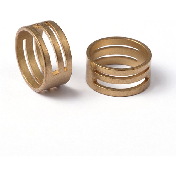 Brass Rings, Assistant Tool, For Buckling, Open And Close Jump Rings, Nickel Free, Raw(Unplated), About 17Mm Inner Diameter-image
