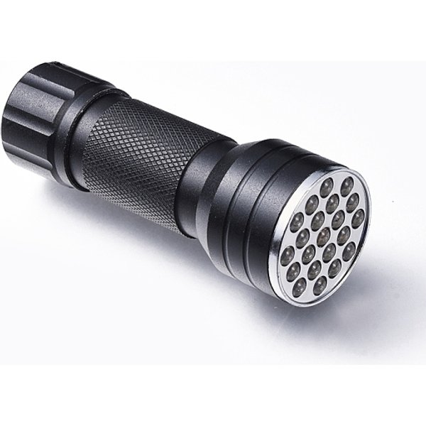 Uv Flashlight, 395Nm, Ultraviolet Light Detector, For Uv Glue Curing, Black, 97X36Mm-image