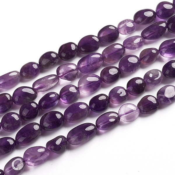 Fili Di Perline, Pietra Burrattata, Pepite, 6.5-9.5X5.5-7.5X3.5-5.5Mm, Foro: 0.8 Mm, Circa 50Pcs/Filo, 15.67 Pollice (39.8 Cm)-image