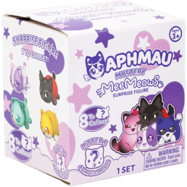 Aphmau MeeMeows Mystery Surprise Hahmo – Assortti – 8 kpl