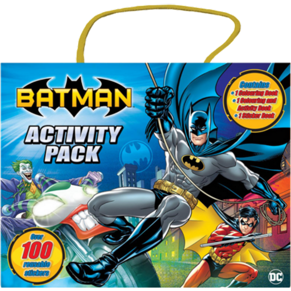 Batman Puuhapaketti Tarrat ja Värityskirja