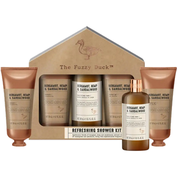 Baylis & Harding The Fuzzy Duck Men's Refreshing Shower Kit – 3 kpl