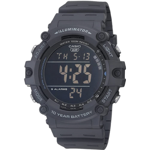 Casio Classic AE-1500WH-8BV Miesten Digitaalinen Urheilukello - Harmaa & Musta