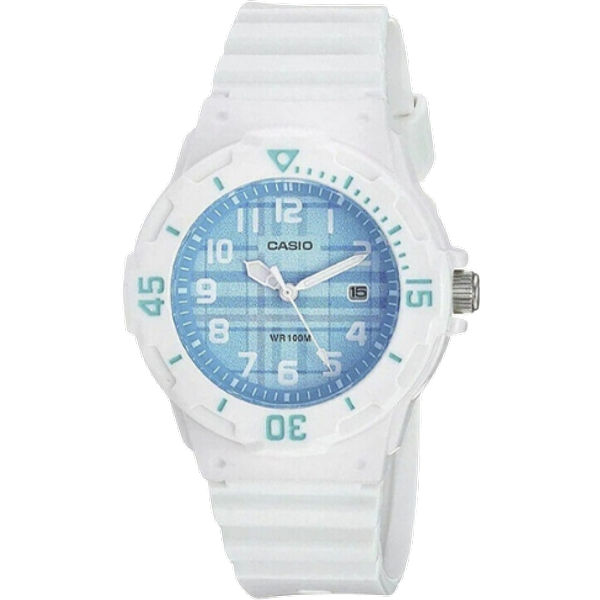 Casio LRW-200H-2CVDF Lady Diver Analoginen Urheilukello - Valkoinen & Vaaleansininen