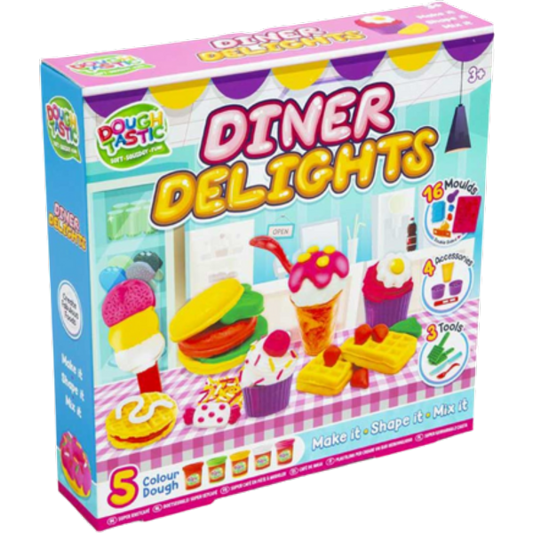 Dough Tastic Glow-in-the-Dark Dough – 3 kpl
