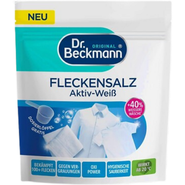 Dr. Beckmann Active White Tahranpoistosuola & Pyykin Tehostaja – 400 g
