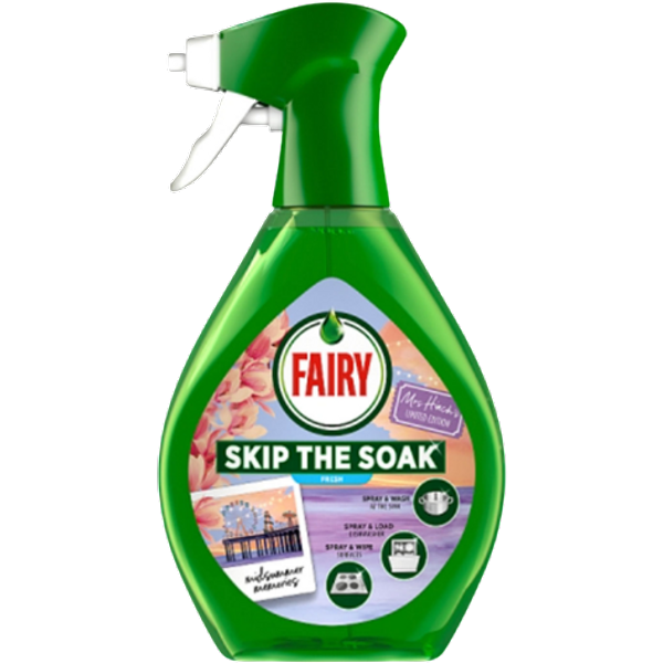 Fairy Skip The Soak Fresh Midsummer Breeze Keittiön Rasvanpoisto Power Spray - 650 ml