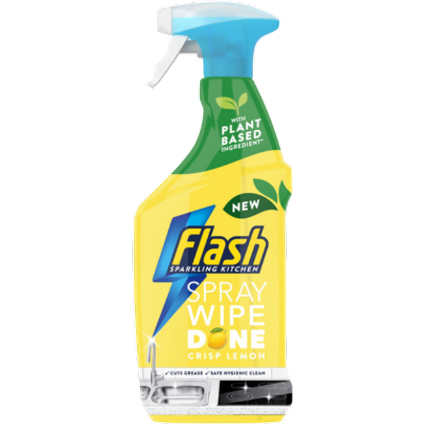 Flash Spray Wipe Done raikas sitruunan keittiösuihke - 800ml