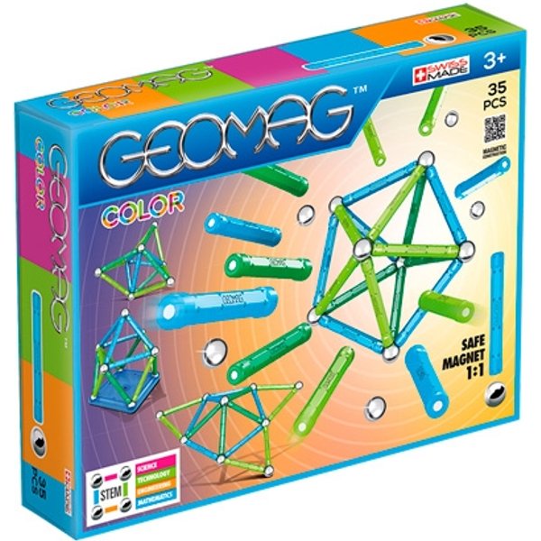 Geomag Rakennussarja Väri sininen ja vihreä - 35 kpl