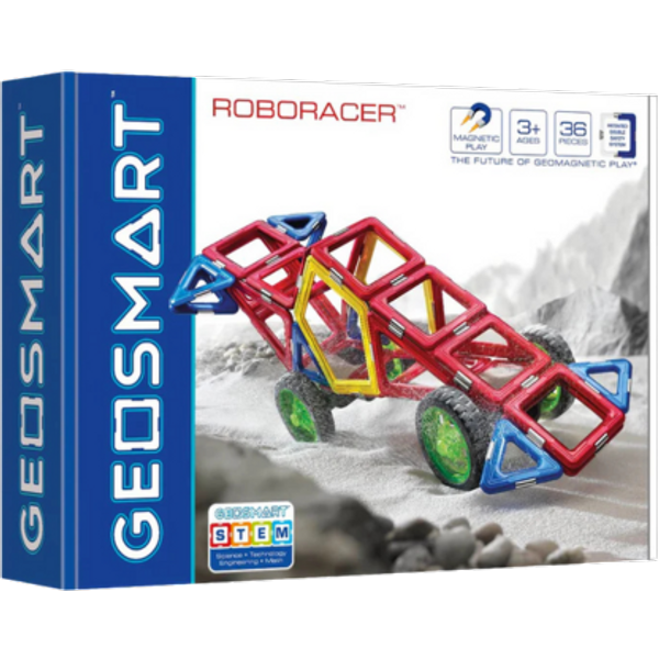 GeoSmart RoboRacer Magnetic Construction Set - 36 Pcs