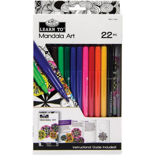 Royal Langnickel Learn To Mandala Set - 22 palaa