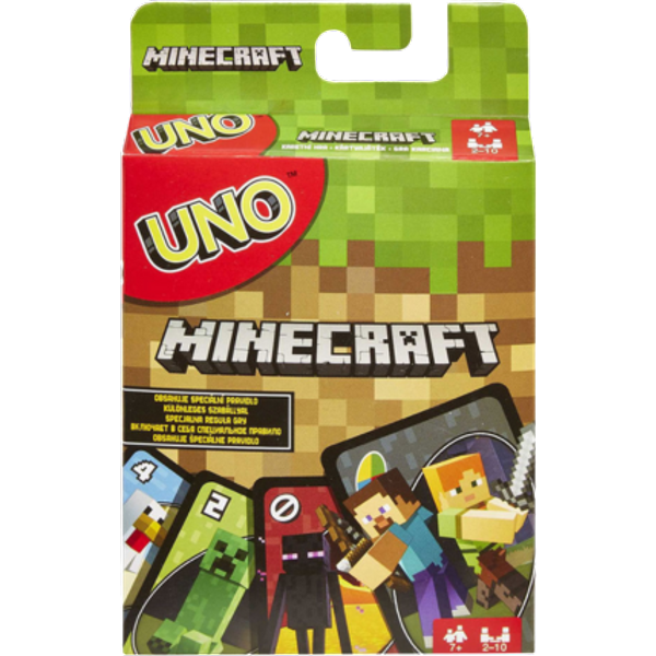 Mattel Minecraft UNO Play Cards