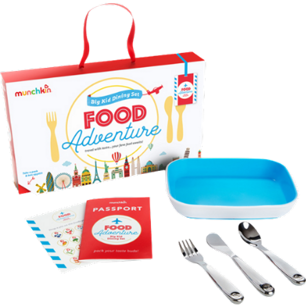Munchkin Food Adventure ruokailusetti - sininen