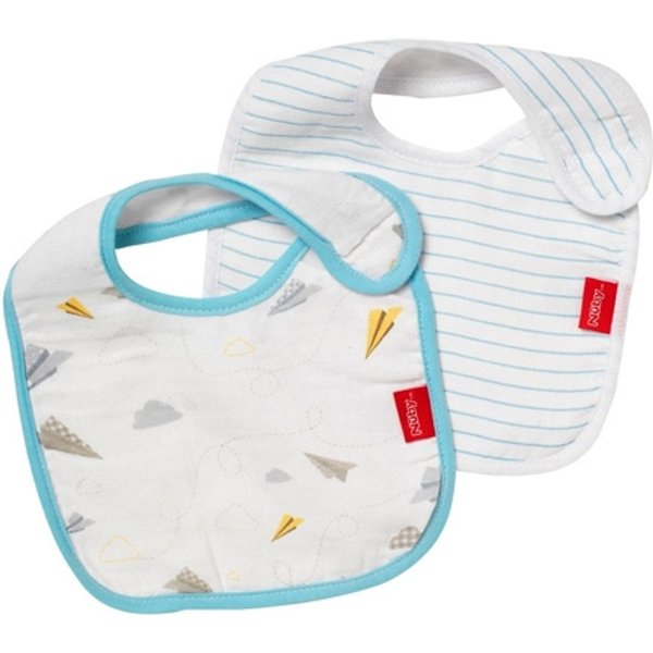 Nuby Muslin Snug n' Dry -liinaliinat - 2 pakettia
