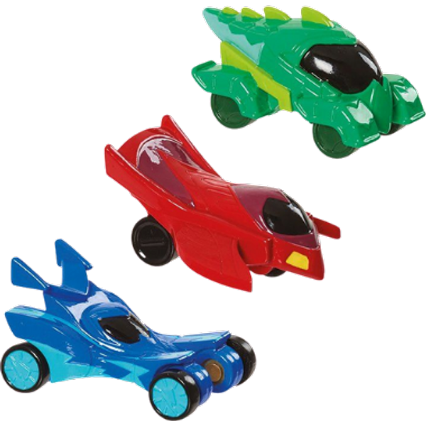 Pyjamasankarit yöaikaan Micros sankariautot - 3kpl