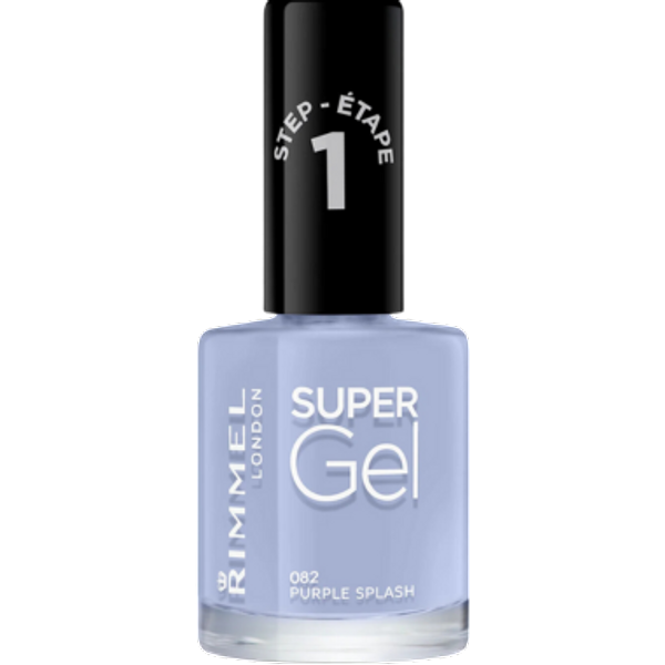Rimmel Super Gel Kynsilakka - 082 Purple Splash (violetti roiske)