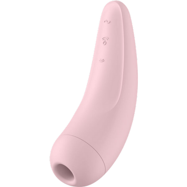 Satisfyer Curvy 2+ vaaleanpunainen paineilmavibraattori