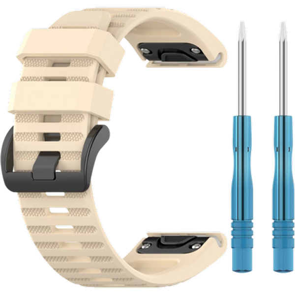 Garmin Fenix 6 hihna 22 mm beige