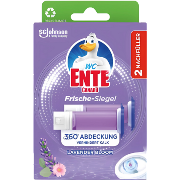 WC Ente Duck Lavender Bloom WC-raikastin – 2x36ml