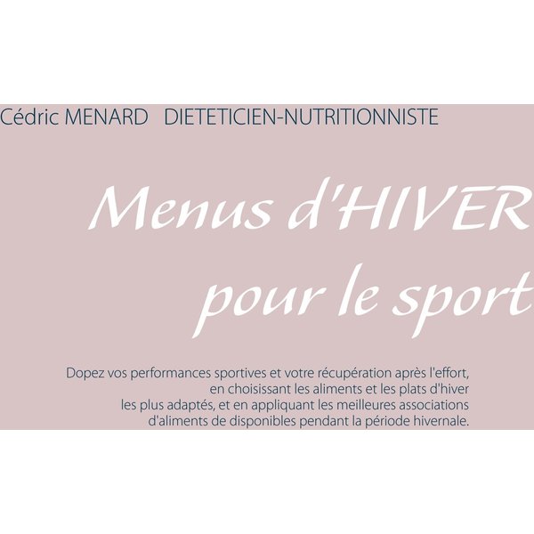 Menus d'hiver pour le sport