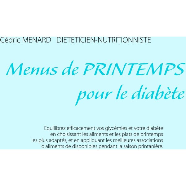 Menus de printemps pour le diabète