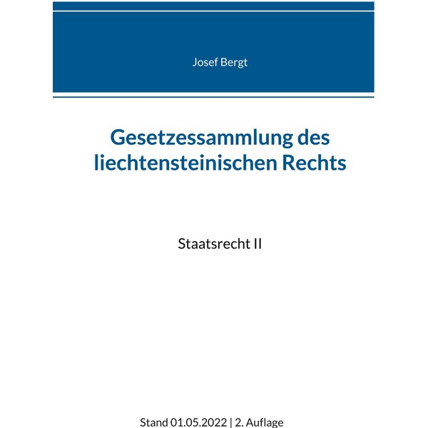 Gesetzessammlung des liechtensteinischen Rechts