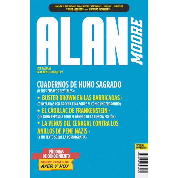 Cuadernos de humo sagrado. Alan Moore