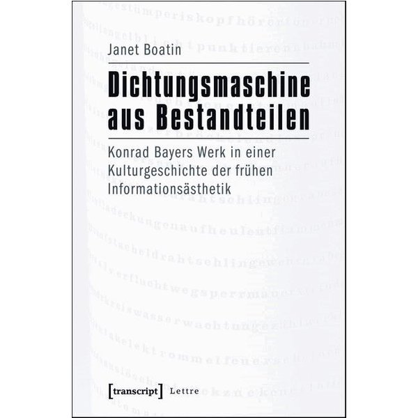 Dichtungsmaschine aus Bestandteilen