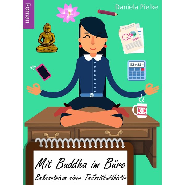 Mit Buddha im Büro