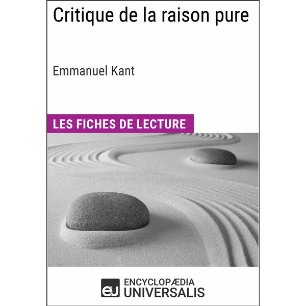 Critique de la raison pure d'Emmanuel Kant