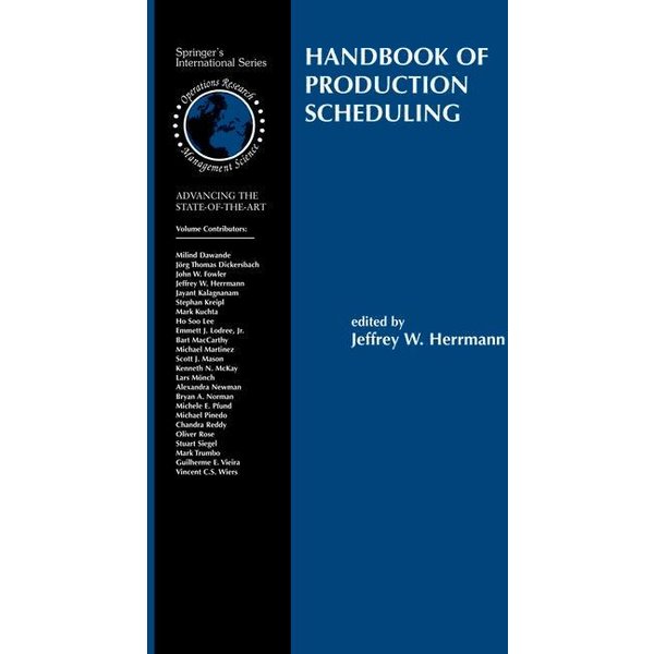 Handbook of Production Scheduling