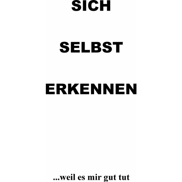 Sich selbst erkennen