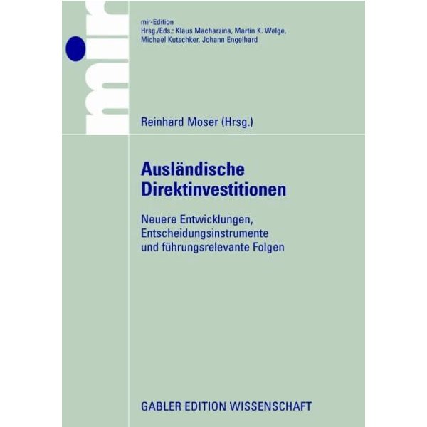 Ausländische Direktinvestitionen: