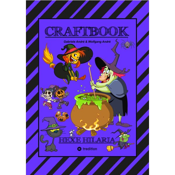 CRAFTBOOK – 100 TOLLE MOTIVE - KREATIV LERNEN - HEXENSPIEL JINX - EINFACH VERHEXT - ZEICHNEN - MALEN - BASTELN - SPASS