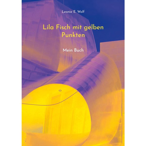 Lila Fisch mit gelben Punkten