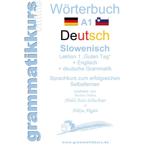 Wörterbuch Deutsch - Slowenisch A1 Lektion 1 "Guten Tag"