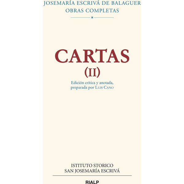 Cartas II (Edición crítico-histórica)