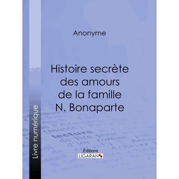 Histoire secrète des amours de la famille N. Bonaparte