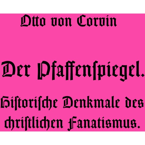 Der Pfaffenspiegel.