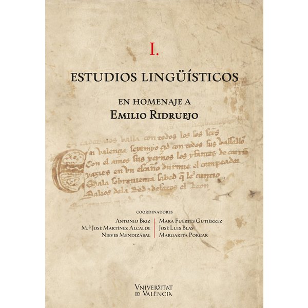Estudios lingüísticos en homenaje a Emilio Ridruejo