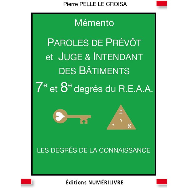 Mémento 7e et 8e degrés du R.E.A.A.