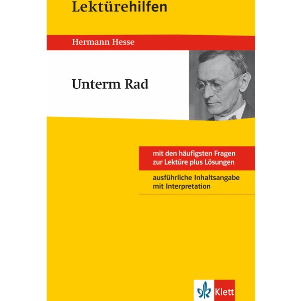 Klett Lektürehilfen - Hermann Hesse, Unterm Rad