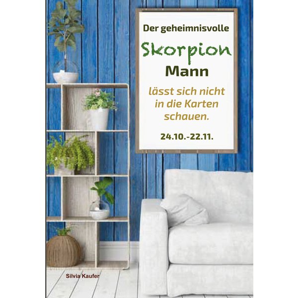 Der geheimnisvolle Skorpion Mann lässt sich nicht in die Karten schauen