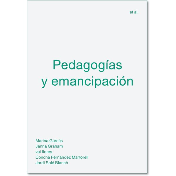 Pedagogías y emancipación