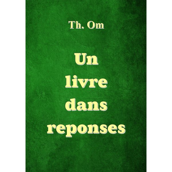 Un livre dans réponses