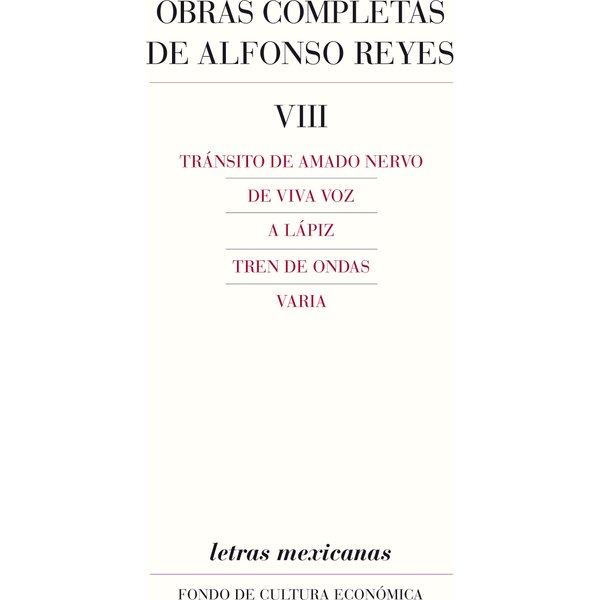 Obras completas, VIII